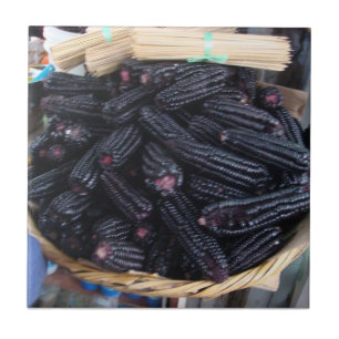 Purple Corn of Peru Ceramic Tile