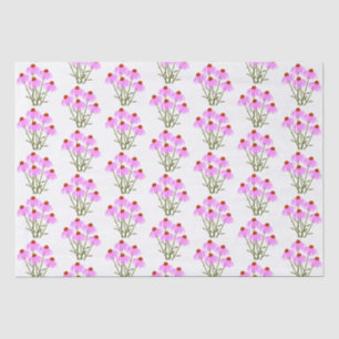 Purple Cornflowers Tissue Paper