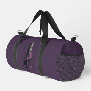 Purple Cosmic Obelisk Occult Dark Art Duffel Bag