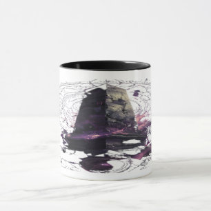 Purple Cosmic Obelisk Occult Dark Art Mug