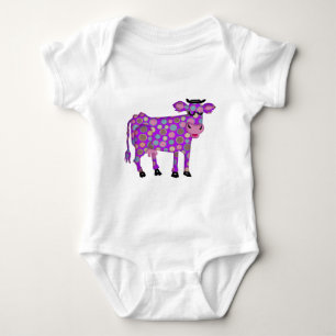 Purple Cow Baby Bodysuit