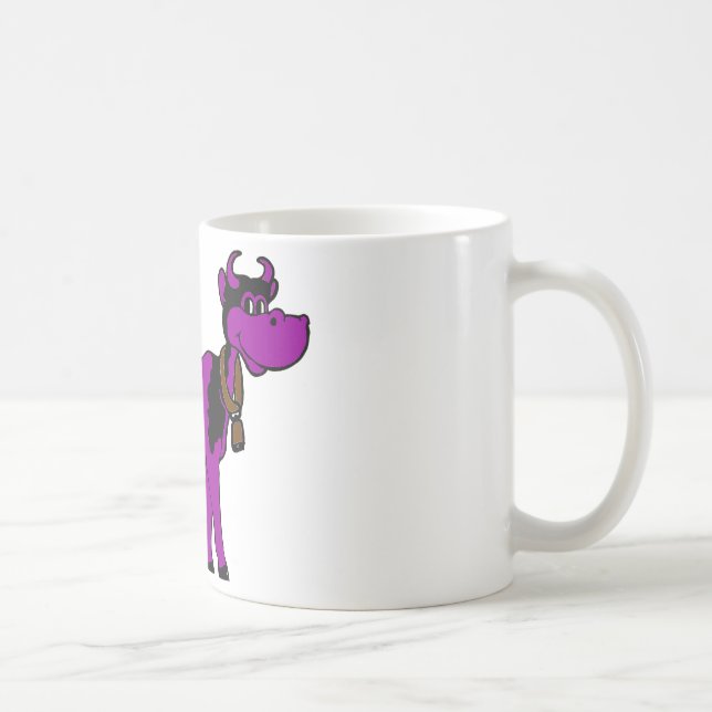 Purple Cow Coffee Mug (Right)
