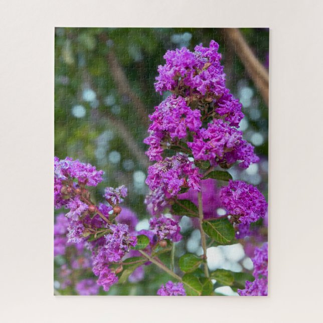 Purple Crape Myrtle, Livermore Jigsaw Puzzle (Vertical)