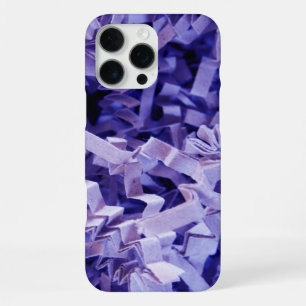 Purple Crinkled Shredded Paper Photograph iPhone Case