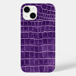 Purple Crocodile Case-Mate iPhone 14 Case