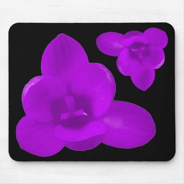 Purple Crocus Mousepad (Front)