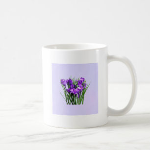 Purple Crocuses Coffee Mug