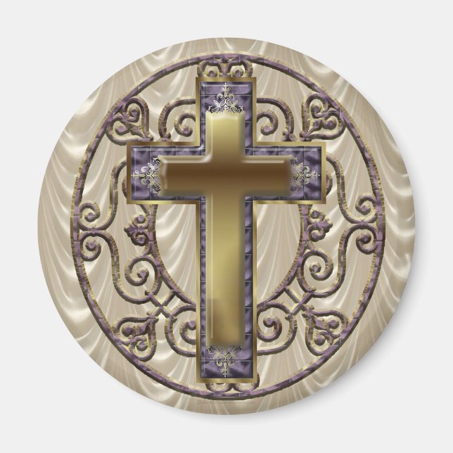 Purple Cross Magnets (Front)