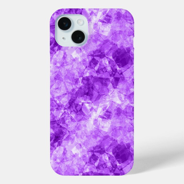 Purple Crumpled Texture Case-Mate iPhone Case (Back)