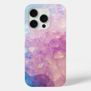 Purple Crystal iPhone 15 Pro Case