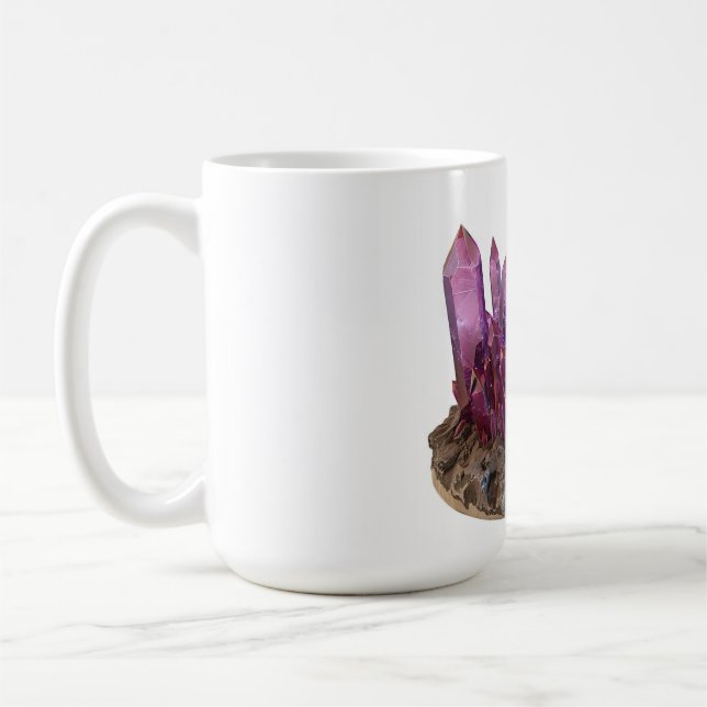 purple crystal coffee mug (Left)
