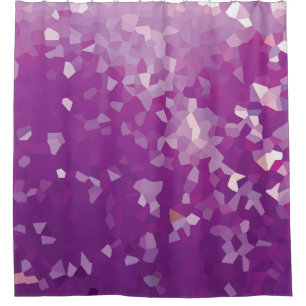 Purple Crystal Sea Shower Curtain