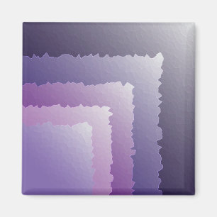 Purple crystals magnet