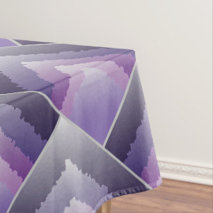 Purple crystals tablecloth
