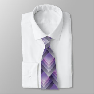 Purple crystals tie