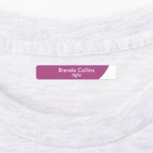 Purple curve and white employee