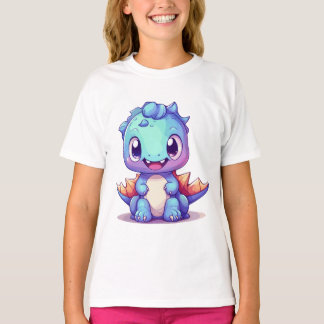 Purple Cute Kawaii Dragon T-Shirt