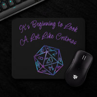 Purple D20 Critmas | RPG Tabletop Role Player Dice