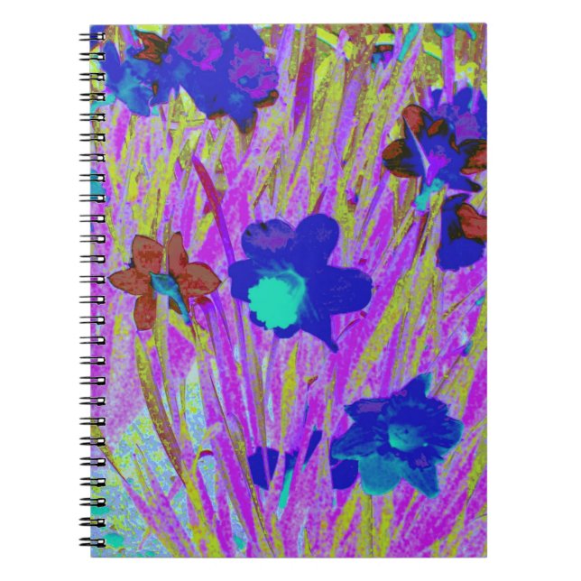'Purple Daffodils' Notebook/Journal Notebook (Front)