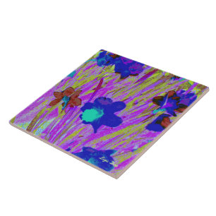 'Purple Daffodils' Trivet/Tile Tile