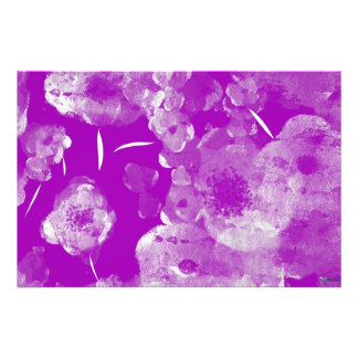 PURPLE DAHLIAS PHOTO PRINT