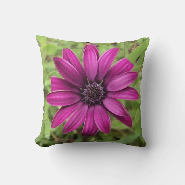 Purple Daisy Cushion (Front)