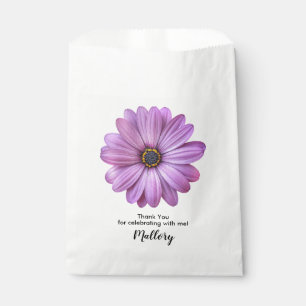 Purple Daisy Favour Bags