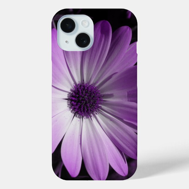 Purple Daisy Flower Case-Mate iPhone Case (Back)