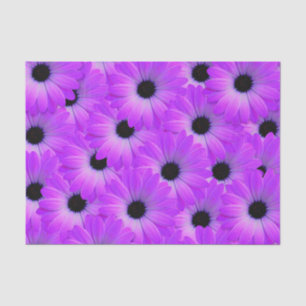 Purple daisy flower floral cute summer tissue paper