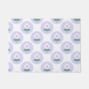Purple Daisy Flower Housewarming Fun Gift Doormat