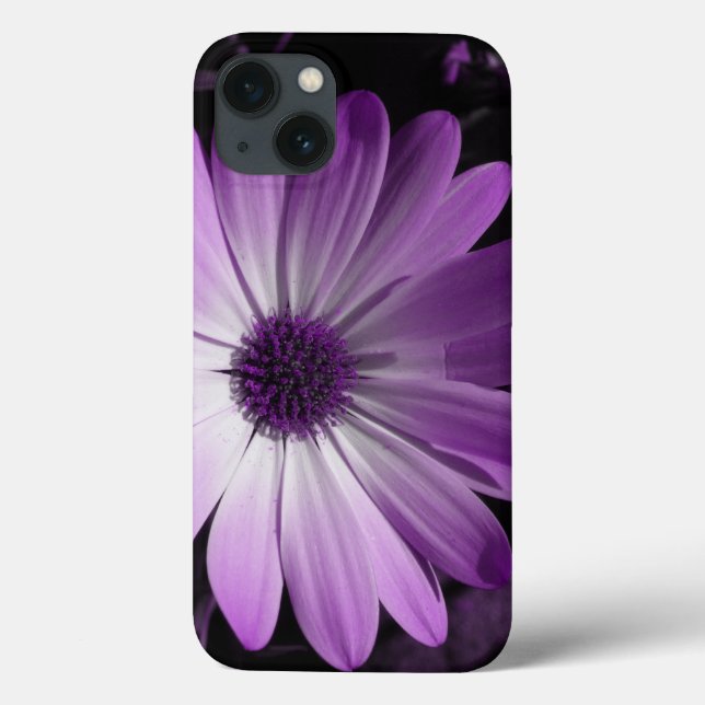 Purple Daisy Flower iPad Case (Back)