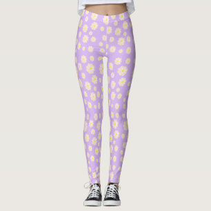 Purple Daisy Leggings