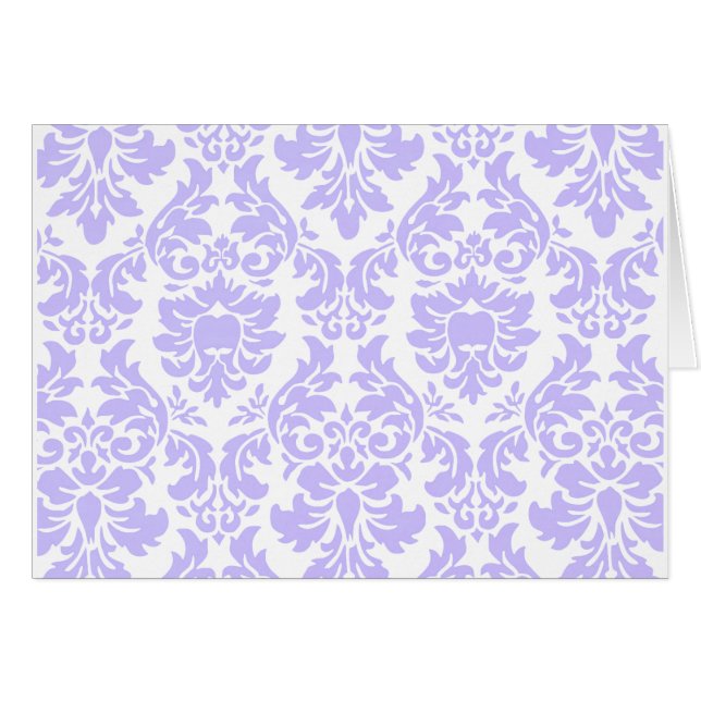 Purple Damask (Front Horizontal)