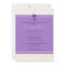 Purple Damask Baptism/Christening Invitation