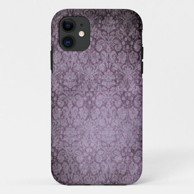 Purple Damask iPhone 5 Case (Back)