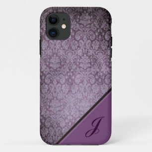 Purple Damask iPhone 5 Case