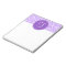 Purple Damask Monogram Notepad