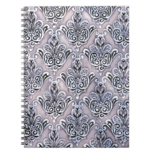 Purple Damask Notebook