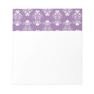 Purple Damask Notepad