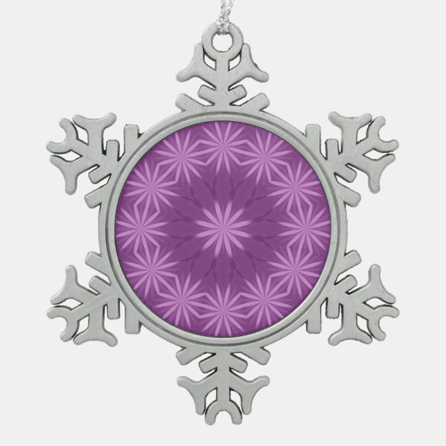 Purple Dance Christmas Ornament (Front)