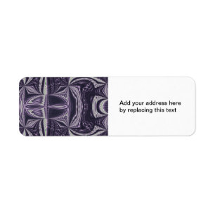 Purple Dance Return Address Label