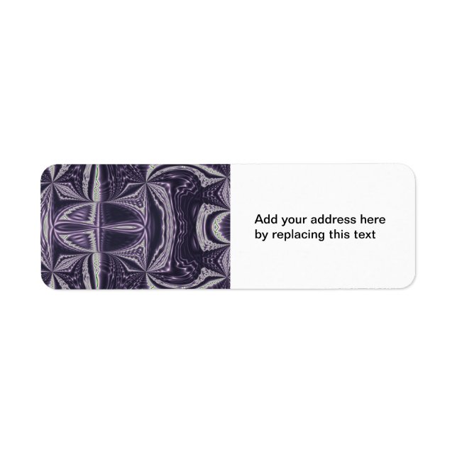 Purple Dance Return Address Label (Front)