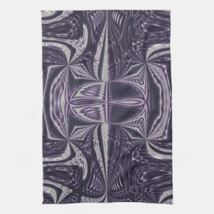 Purple Dance Tea Towel