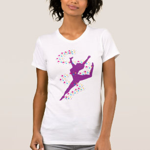 Purple Dancer with Stars T-Shirt