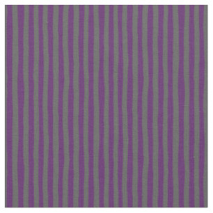 Purple & Dark Gray Wonky Stripes Fabric
