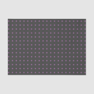 Purple & Dark Grey Polka Dot Tissue Paper