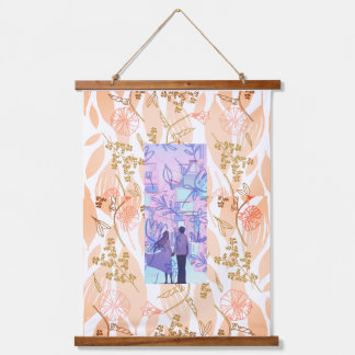 Purple date hanging tapestry