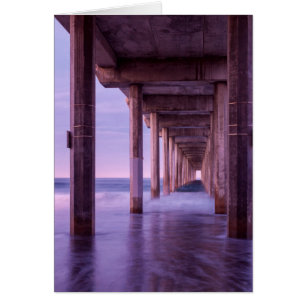 Purple Dawn At Scripps Pier