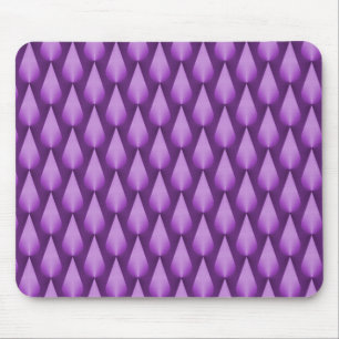 Purple Dazzling Raindrops Mousepad