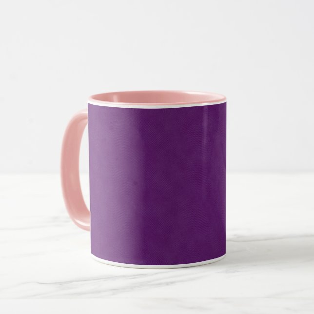 Purple Denim Texture,   Mug (Front Left)